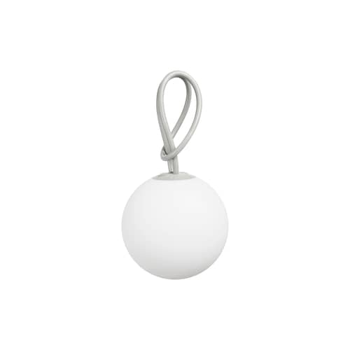 Lampe extérieur sans fil rechargeable Bolleke LED LED - Intérieur/extérieur - Fatboy - Gris clair - Polyéthylène, Silicone