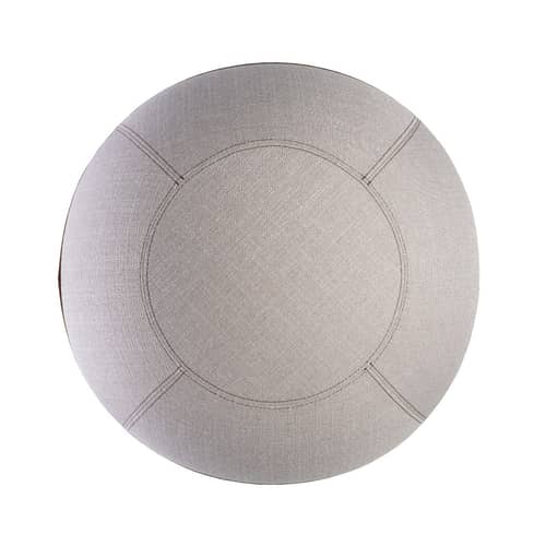 Pouf Original XL / Siège ergonomique - Ø 65 cm / Tissu chiné - BLOON PARIS - Ivoire - PVC, Tissu polyester