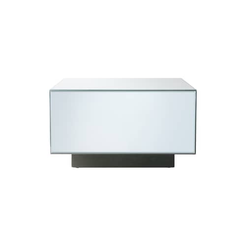 Tavolino Mirror Block vetro specchio / 60 x 60 x H 35 cm - HK LIVING - Specchio -  Verre miroir, MDF