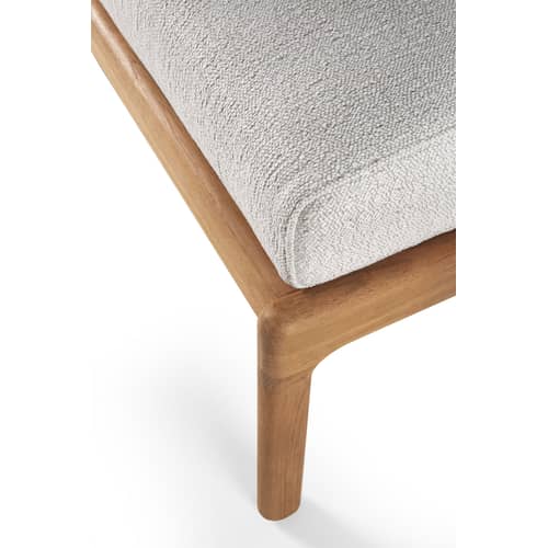 Accessoire / Matelas pour bain de soleil Jack - Ethnicraft - Blanc cassé - Mousse, Tissu polypropylène