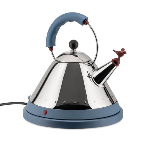 Bollitore elettrico Oisillon metallo materiale plastico blu - Alessi - Blu - Acciaio inossidabile, Resina termoplastica