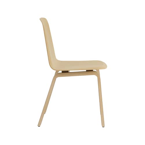 Chaise Brink bois naturel - Muuto - Chêne naturel - Contreplaqué, Placage de bois certifié FSC