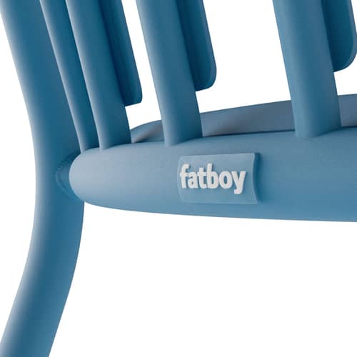 Chaise empilable Fred\'s - Fatboy - Bleu Wave - Aluminium