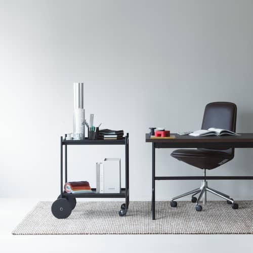 Rul Dresser metal black / Removable Trays - Normann Copenhagen - Black & White - MDF, Powder coated steel
