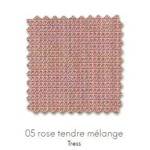 Fauteuil à roulettes Rookie tissu rose / H 39 à 51 cm - Vitra - Rose (tissu Tress) / Structure grise - Mousse polyuréthane, Polyamide, Polypropylène, Tissu