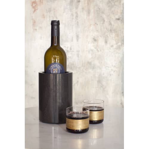 Chemistry Glass metal glass gold transparent Glass and copper - Ø 7 cm - Serax - Transparent & Copper - Blown glass, Copper