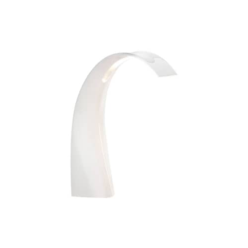 Lampada da tavolo Taj LED materiale plastico bianco LED - A 58 cm - Kartell - Bianco - PMMA