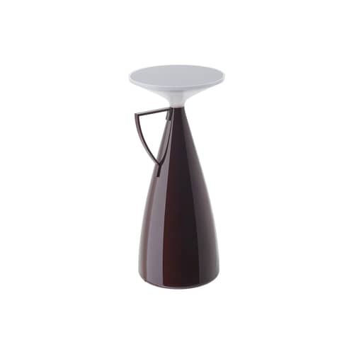 Lampe sans fil rechargeable Camomille LED rouge / By Philippe Starck - Recyclé - Kartell - Bordeaux - PMMA recyclé