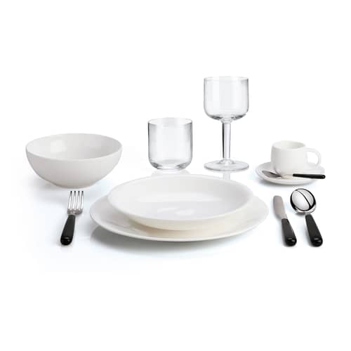 Assiette à dessert All-time céramique blanc Ø 20 cm - Alessi - Assiette à dessert Ø 20 cm - Porcelaine Bone China