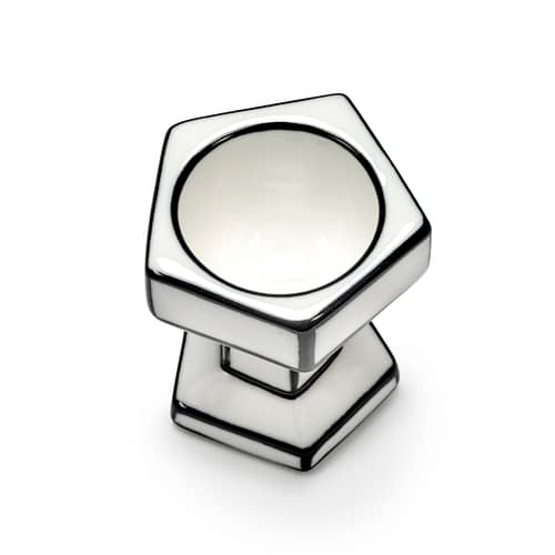 Portauovo Carte Blanche ceramica bianco / Set di 2 - Serax - Bianco e Nero - Porcellana