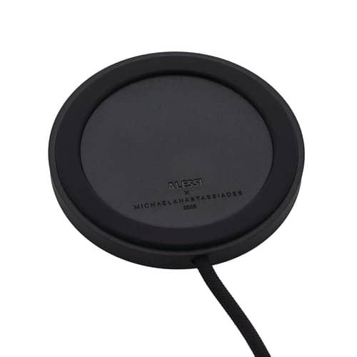 Schnurlosleuchte Halesia LED metall silber - Alessi - Stahl poliert - rostfreier Stahl