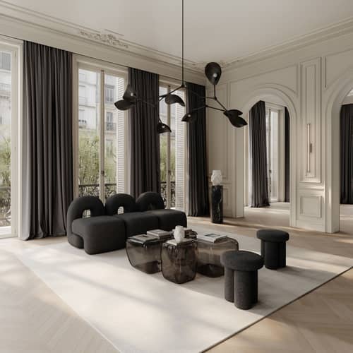 Applique Frame Big LED / H 100 cm - 101 COPENHAGEN - H 100 cm / Chromé - Aluminium chromé, Verre