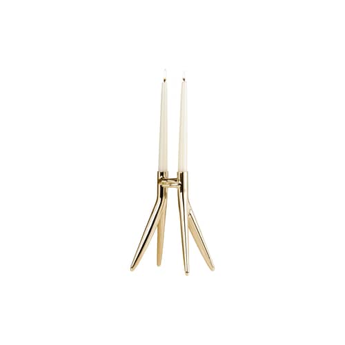 Chandelier Abbracciaio métal or / Philippe Starck, 2012 - Kartell - Or - Aluminium