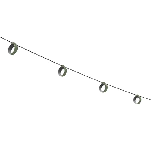  Lichtgirlande im Freien Hoopik LED plastikmaterial grün LED / Außen - 12 Meter / Bluetooth - Fermob - Kaktus - ABS, Polykarbonat