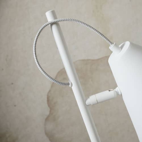 Lampada a stelo Lisbon metallo bianco / Orientabile - It\'s about Romi - Bianco - Ferro