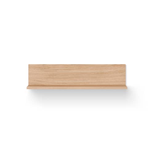 Regal Tana holz natur / L 75 cm - NEW WORKS - Eiche - Eichenfurnier