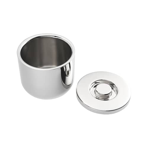 Seau à glace isotherme Oh métal - Christofle - Acier brillant - Acier poli