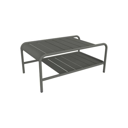 Table basse Luxembourg / 90 x 55 x H 38 cm - Fermob - Romarin - Aluminium