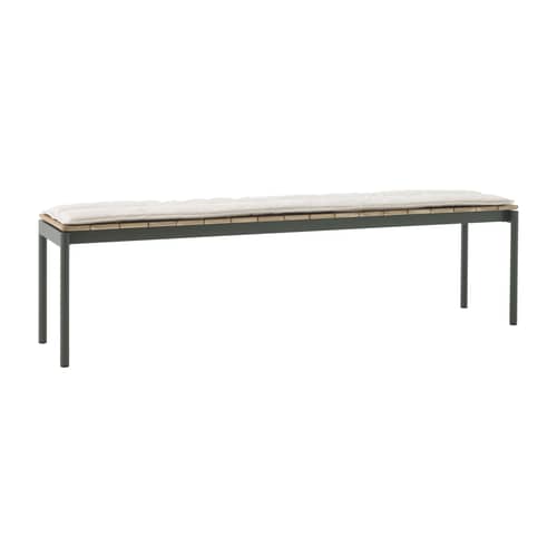 Accessoire / Coussin outdoor pour banc Ville AV28 - L 180 cm - &tradition - Coussin / Beige Papyrus - Mousse, Tissu acrylique outdoor