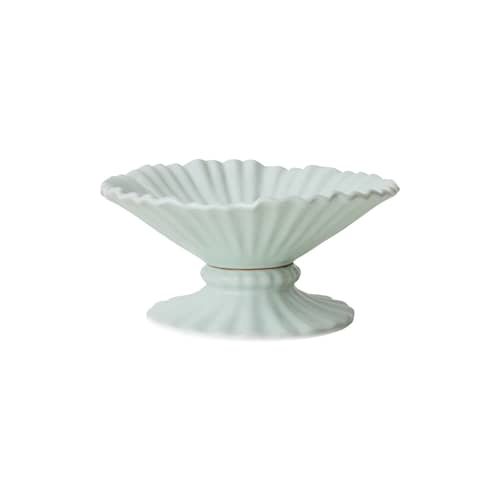 Coupe New classics céramique blanc / Ø 20 x H 10 cm - HK LIVING - Blanc - Grès
