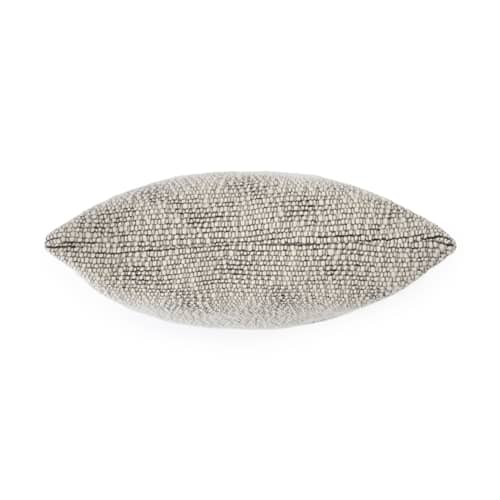 Thread Cushion textile black / 50 x 50 cm - Hand-woven - Tom Dixon - Black & White - Cotton, Wool