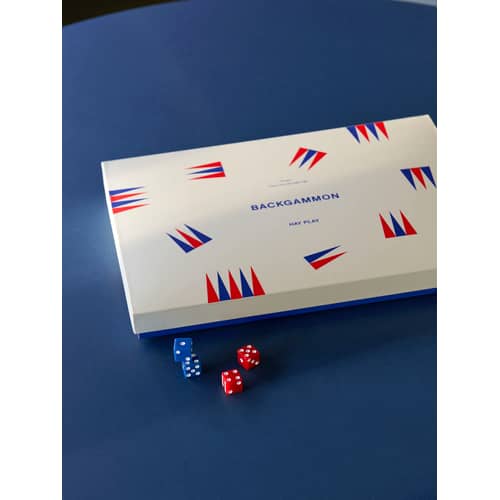 Jeu Backgammon Hay Play plastique multicolore - Hay - Backgammon - Carton, Résine