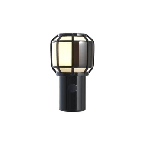 Lampada da esterno ricaricabile senza fili Chispa LED materiale plastico nero /H 17,8 cm - Marset - Nero - policarbonato, Polietilene