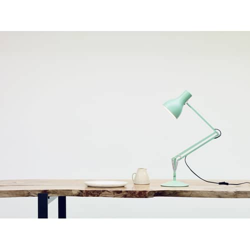 Lampe de table Type 75 métal jaune / By Margaret Howell - Edition limitée / Réédition 1930\' - Anglepoise - Jaune ocre - Acier, Aluminium, Fonte