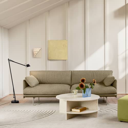 Lampadaire Dedicate LED métal noir / Orientable - Muuto - Noir - Acier, Aluminium