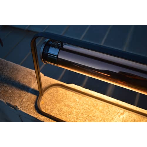 Outdoorlampe Astrup LED metall schwarz / L 60 cm - SAMMODE STUDIO - Schwarz / Kupfer - lackiertes Aluminium, Polykarbonat