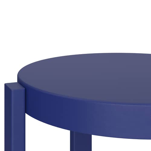 Tabouret haut Doon / H 65 cm - NOO.MA - Myrtille douce - Acier