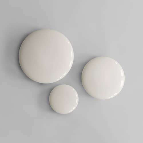 Applique salle de bains Hikari LED / Ø 45 cm - 101 COPENHAGEN - Ø 45 cm / Blanc - Aluminium, Verre opalin