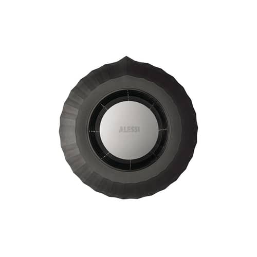 Distributeur de capsules de café Plissé / Pour 40 capsules - Alessi - Noir - Résine thermoplastique