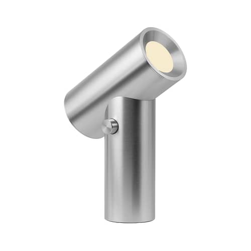 Lampe extérieur sans fil rechargeable Beam- Muuto - Argent - Aluminium anodisé
