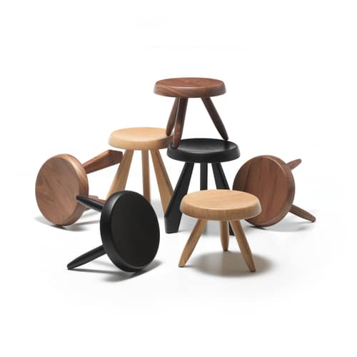 Tabouret Berger CASSINA / Charlotte Perriand, 1953-61 - Ø 33 x H