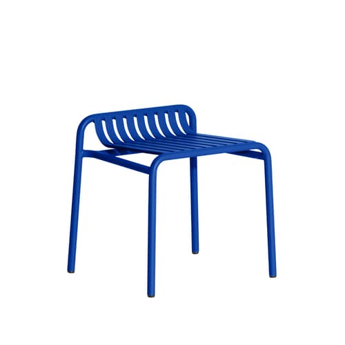 Tabouret Week-End métal bleu / Aluminium - Petite Friture - Bleu - Aluminium thermolaqué époxy