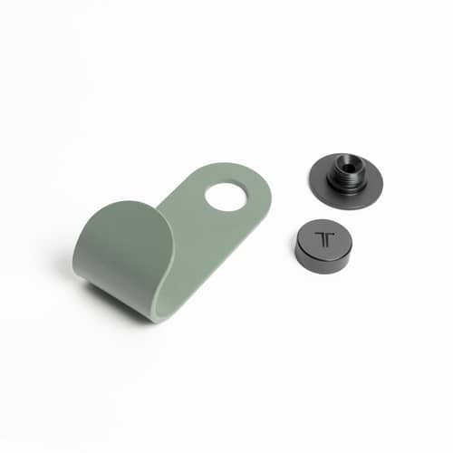 Patère JO métal gris - TIPTOE - Gris Eucalyptus - Acier thermolaqué