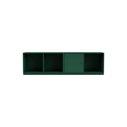Rangement Line bois vert / L 139.2 x P 30 cm H 38.4 cm - MONTANA - Pine 136 - MDF laqué
