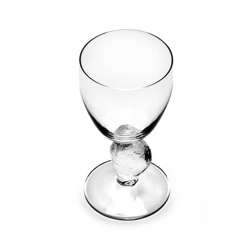 Weißweinglas Out of Lines glas transparent / Set von 4 - Serax - Transparent - mundgeblasenes Glas