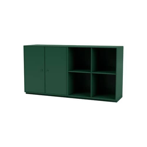 Buffet Pair legno verde / L 139,2 x P 38 x H 72,6 cm - MONTANA - Pino 136 - MDF laccato