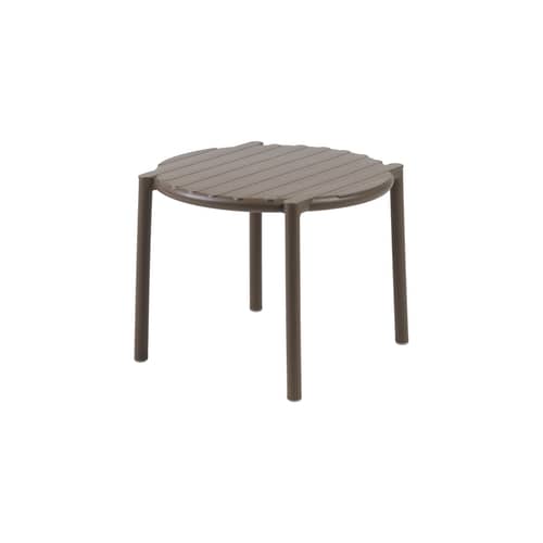 Couchtisch Doga corian braun / Ø 49,5 x H 39,5 cm - NARDI - Tabak - Glasfaserverstärktes Harz