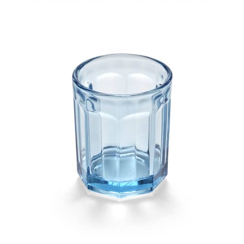 Fish & Fish Medium Glass glass blue / Set of 4 - 22 cl - Serax - Blue - Glass