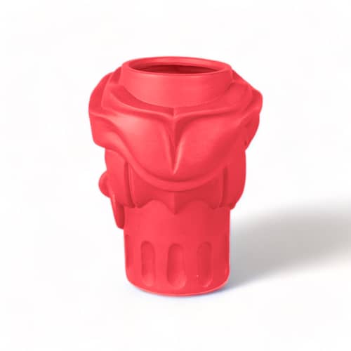 Magna Graecia - Man Vase ceramic pink / H 33 cm - Seletti - Bougainvillea Pink - Terracotta