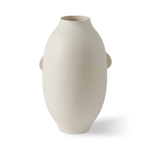 Vase Quillie medium céramique beige / Ø 25 x H 45 cm - POLSPOTTEN - Beige - Céramique
