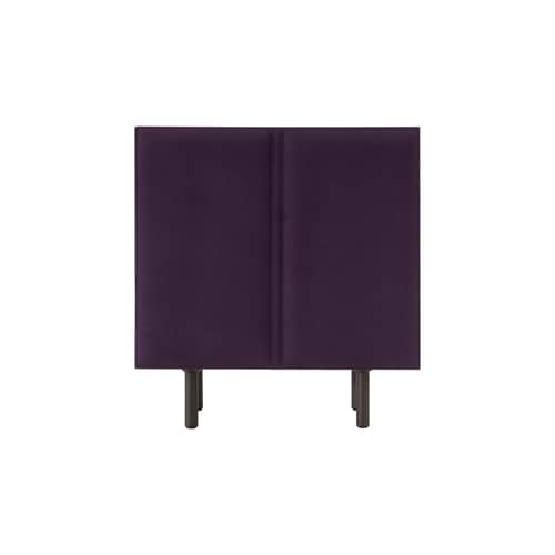 Buffet Tacito violet / L 100 x H 107 cm - Portes en feutre - Magis - Violet (intérieur portes : orange) - Aluminium anodisé, Feutre, MDF