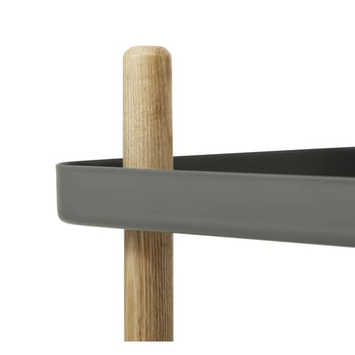 Block Dresser metal grey On wheels - Normann Copenhagen - Dark Grey - Ashwood, Steel