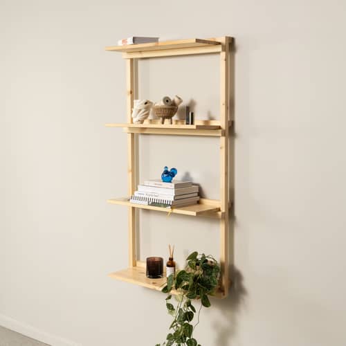 Etagère murale Groove / L 66 x H 127 cm - KARUP DESIGN - L 66 x H 127 cm / Pin - Pin massif certifié FSC