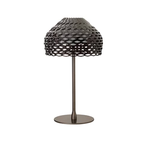 Lampada da tavolo Tatou materiale plastico grigio H 50 cm - Flos - Grigio-ocra - Metacrilato, policarbonato