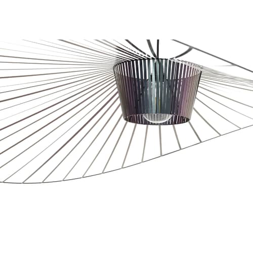 Sospensione Vertigo materiale plastico nero Grande / Ø 200 cm - Constance Guisset, 2010 - Petite Friture - Scarabeo (nero cangiante) - Fibra di vetro, Poliuretano