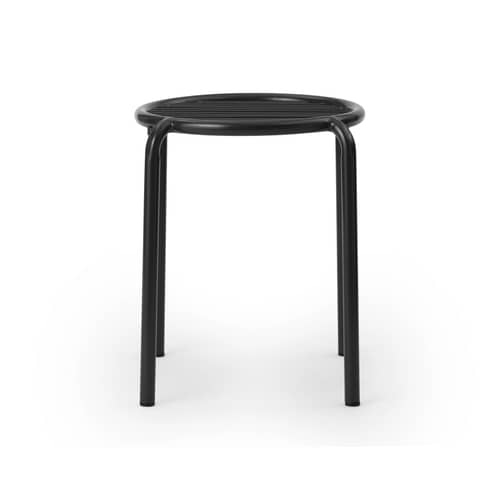 Tabouret empilable Vig métal noir - Normann Copenhagen - Noir - Acier thermolaqué